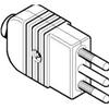 Spina per rete elettrica italia Scame 110.5001 Quick.